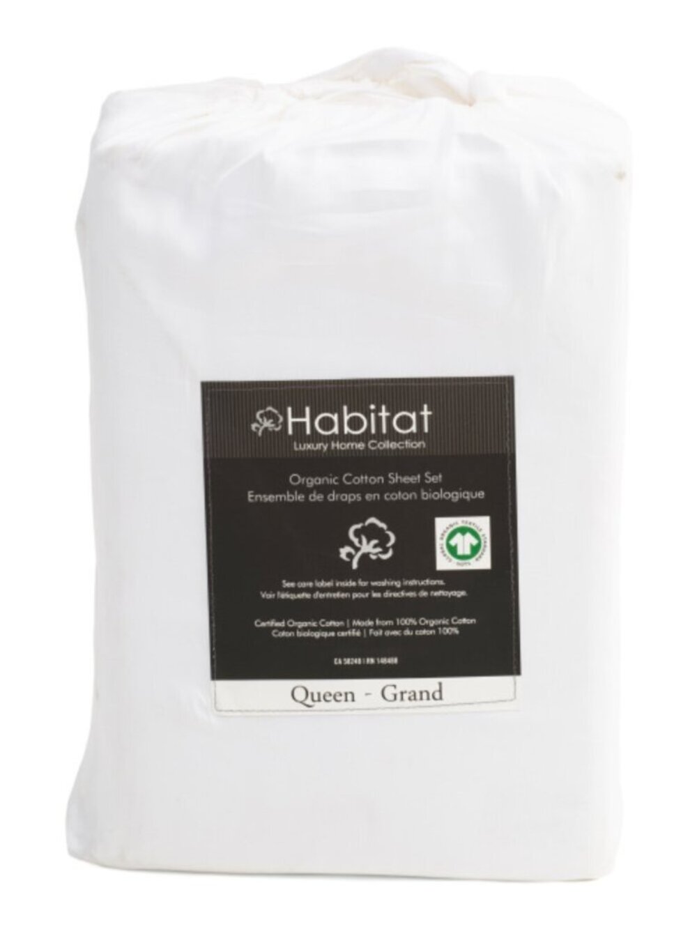 HABITAT 500tc Organic Cotton Sheet Set